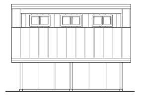 Barn House Plan #035-00766 Elevation Photo