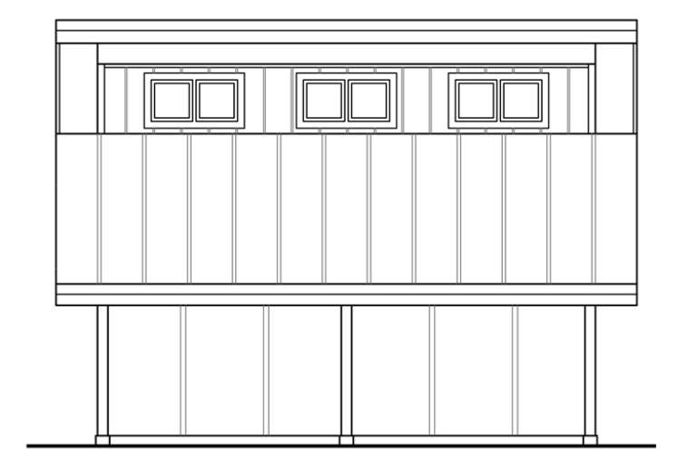 Barn House Plan #035-00766 Elevation Photo
