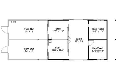Floorplan 1 for House Plan #035-00766