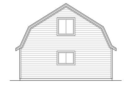 Barn House Plan #035-00768 Elevation Photo