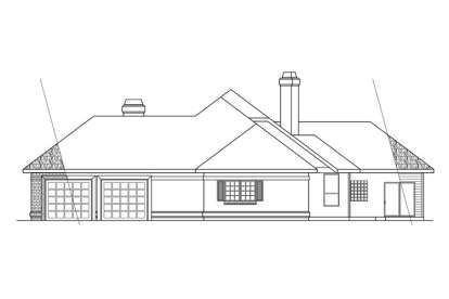 Classical House Plan #035-00769 Elevation Photo