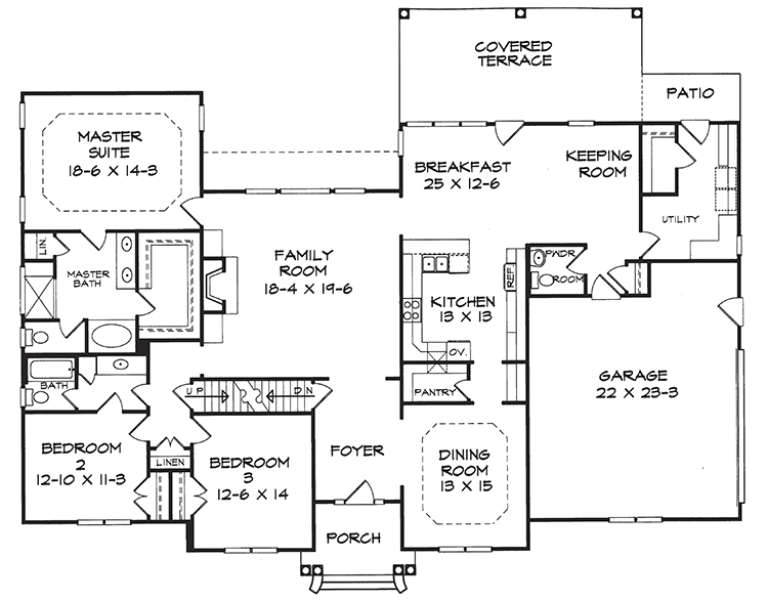 House Plan House Plan #18258 Drawing 1