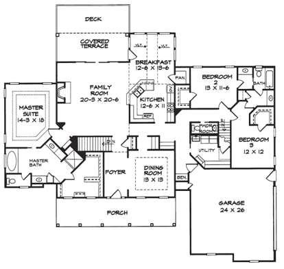 Main for House Plan #6082-00104