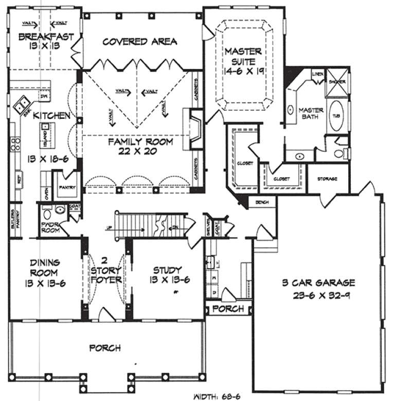 House Plan House Plan #18260 Drawing 1