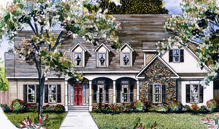 House Plan House Plan #18261 Front Elevation