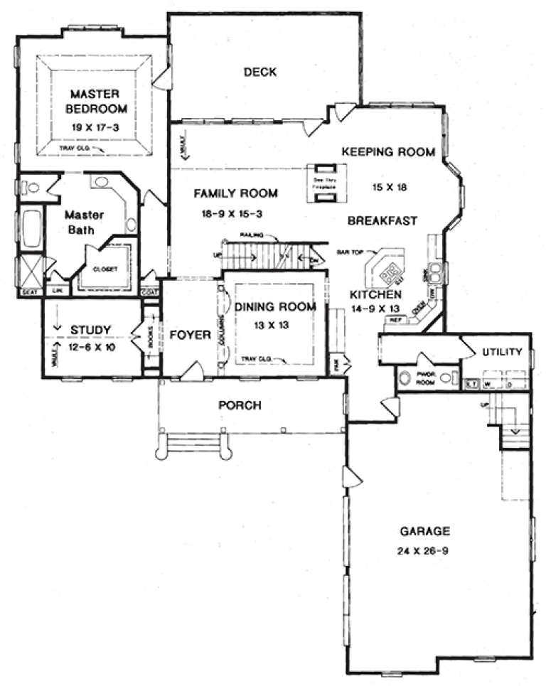 House Plan House Plan #18261 Drawing 1