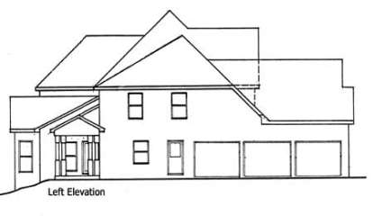 Traditional House Plan #6082-00108 Elevation Photo