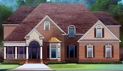 House Plan House Plan #18264 Front Elevation