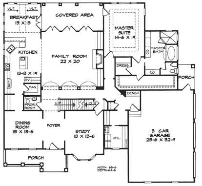 House Plan House Plan #18264 Drawing 1