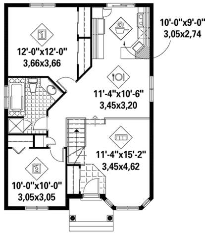 House Plan House Plan #18267 Drawing 1