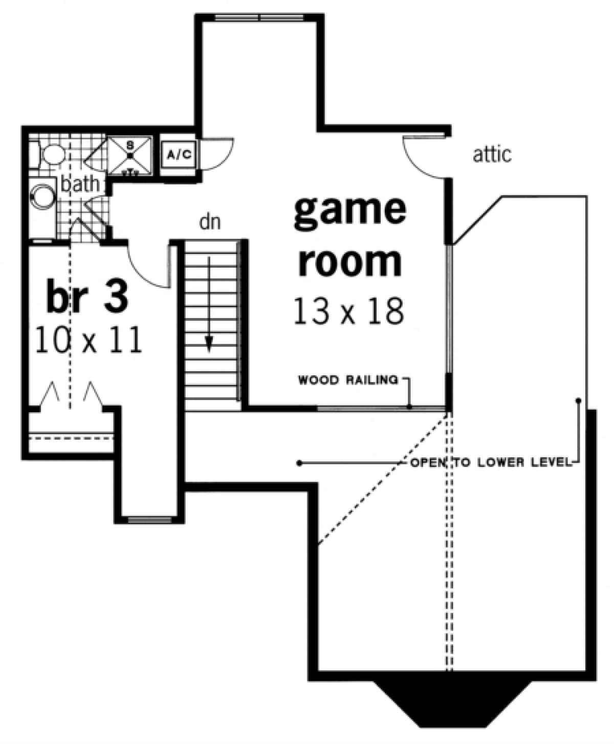 Floorplan 2 for House Plan #048-00113