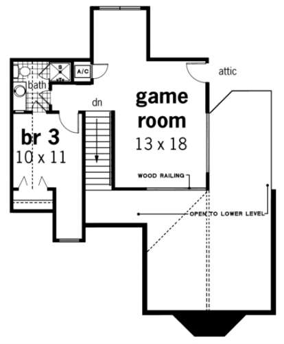 Floorplan 2 for House Plan #048-00113