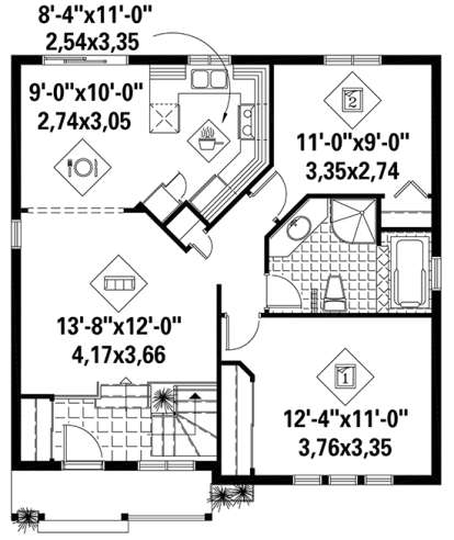 House Plan House Plan #18278 Drawing 1