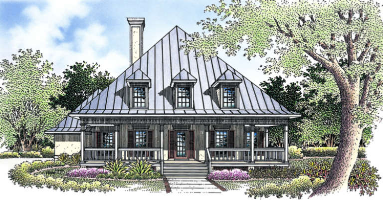 Traditional House Plan #048-00114 Elevation Photo