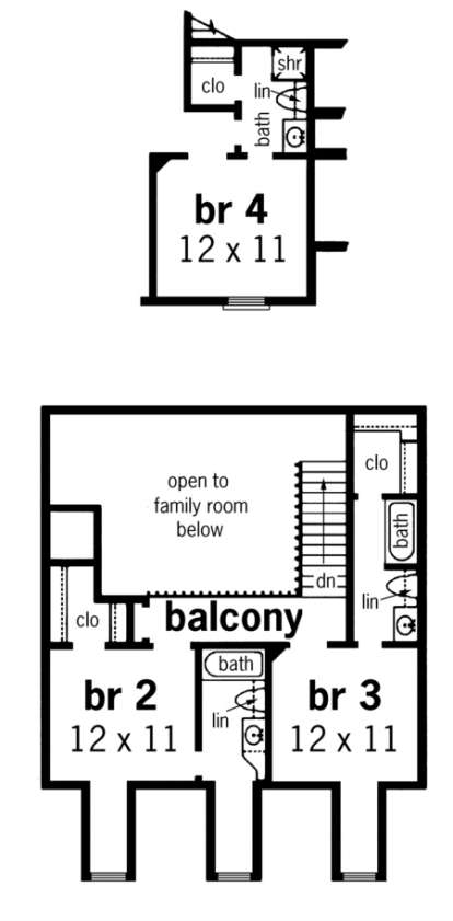 Floorplan 2 for House Plan #048-00114