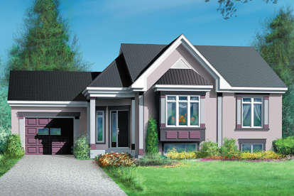 3 Bed, 1 Bath, 1239 Square Foot House Plan - #6146-00295