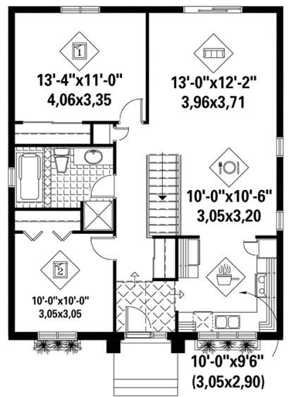 House Plan House Plan #18286 Drawing 1