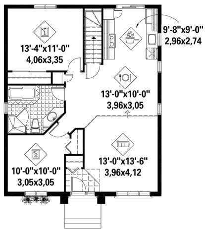 House Plan House Plan #18287 Drawing 1