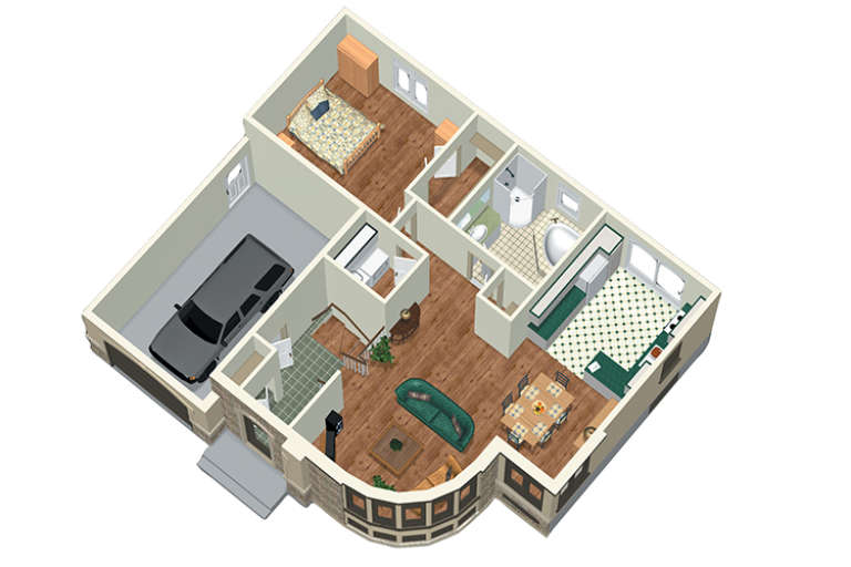 European House Plan #6146-00298 Additional Photo