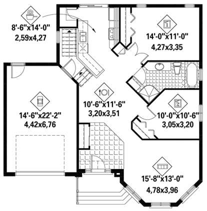 Main for House Plan #6146-00299