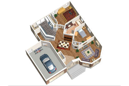 European House Plan #6146-00299 Additional Photo