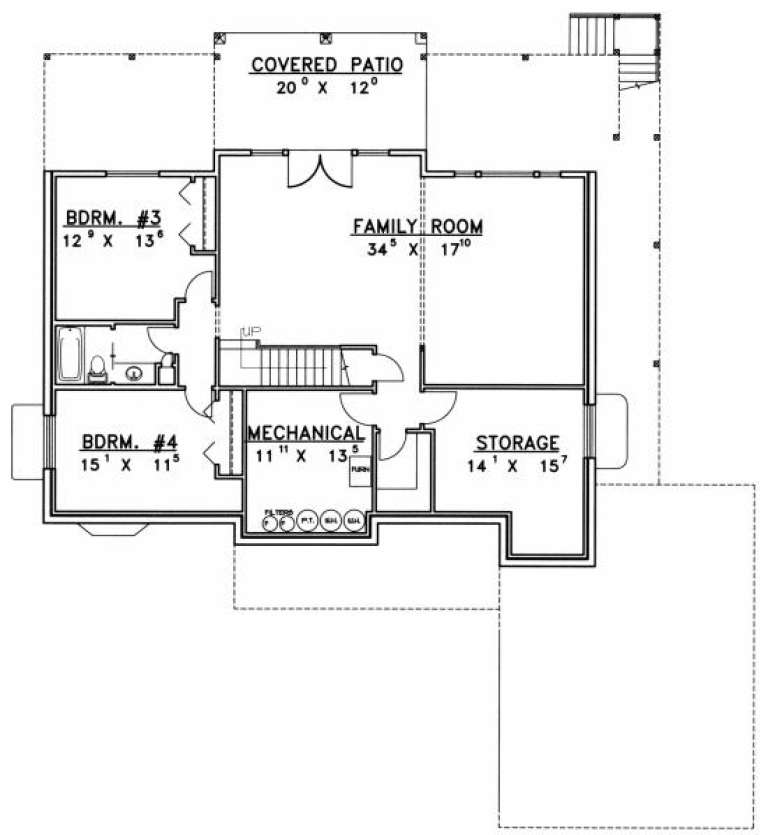 House Plan House Plan #1829 Drawing 1