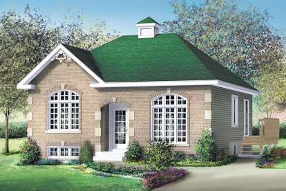 3 Bed, 1 Bath, 1014 Square Foot House Plan - #6146-00303