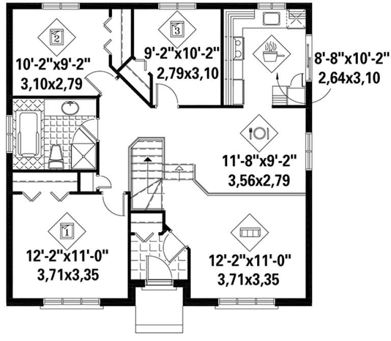 House Plan House Plan #18293 Drawing 1