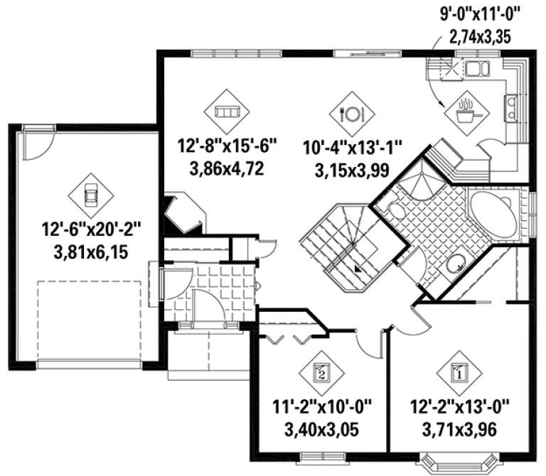 House Plan House Plan #18296 Drawing 1