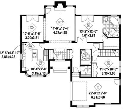 House Plan House Plan #18299 Drawing 1