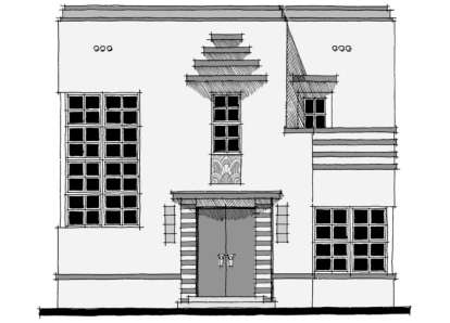 Florida House Plan #028-00026 Elevation Photo