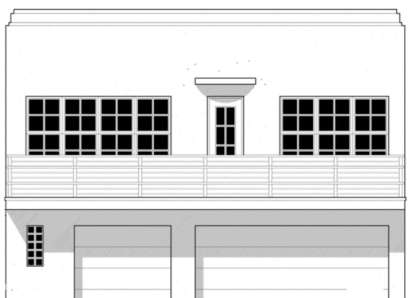 Florida House Plan #028-00026 Elevation Photo