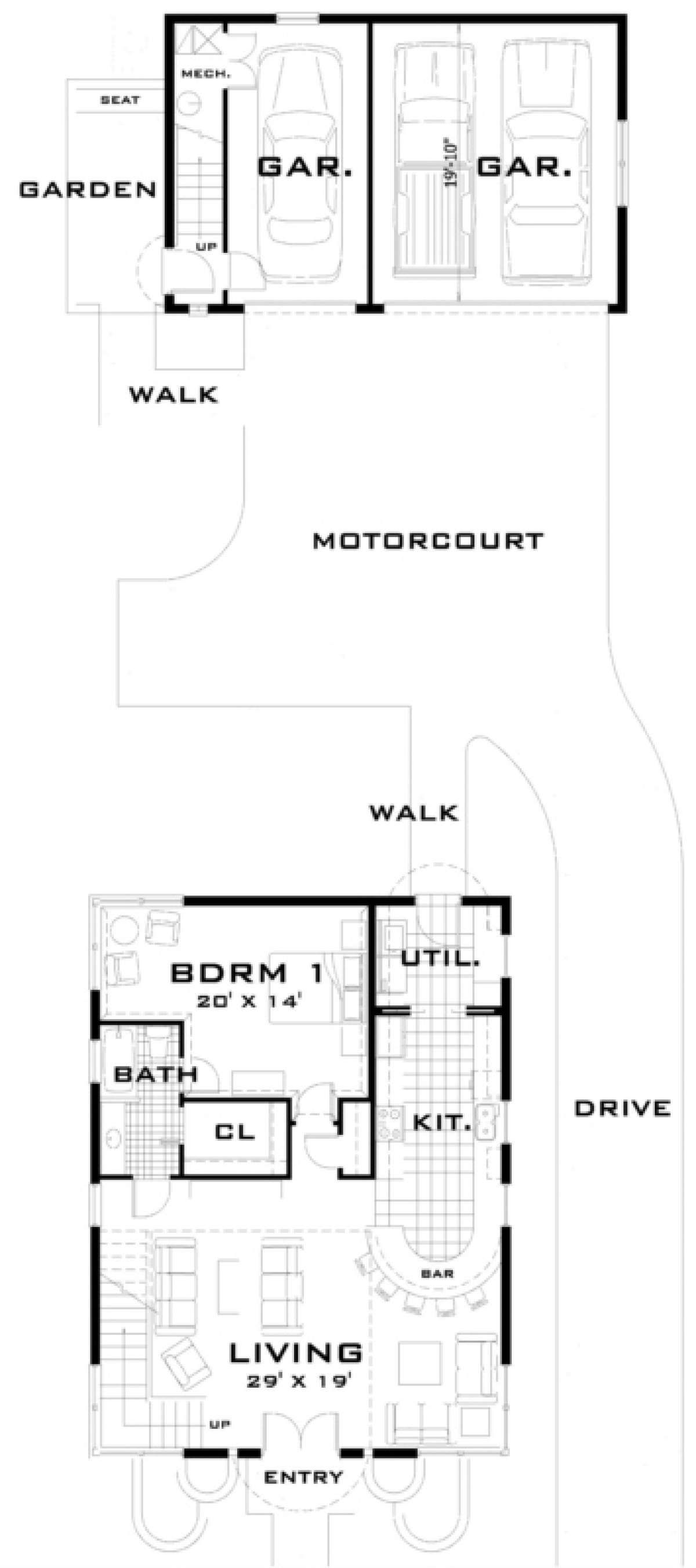 First Floor for House Plan #028-00026