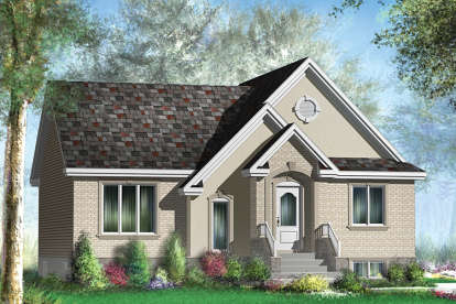 Ranch House Plan #6146-00313 Elevation Photo
