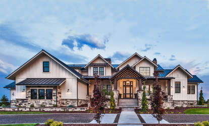 Luxury House Plan #5631-00061 Elevation Photo
