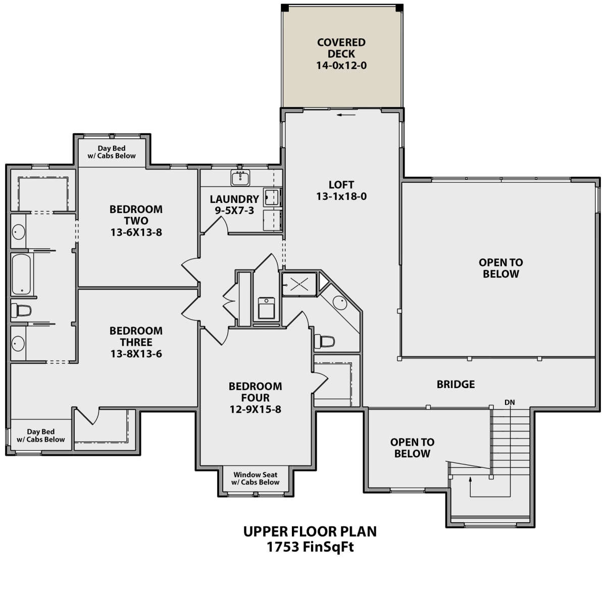 Second Floor for House Plan #5631-00061