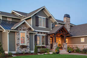 Luxury House Plan #5631-00063 Elevation Photo