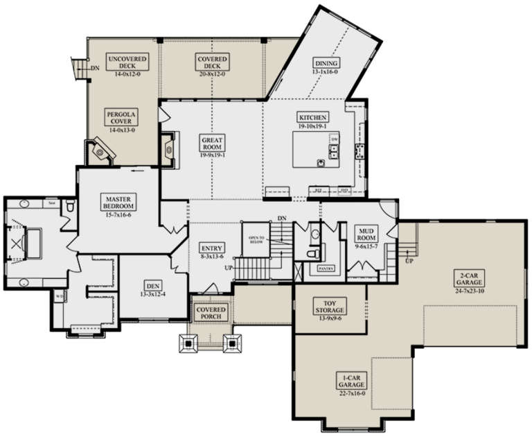 House Plan House Plan #18307 Drawing 1