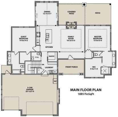 House Plan House Plan #18308 Drawing 1