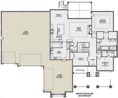 Main Floor for House Plan #5631-00066