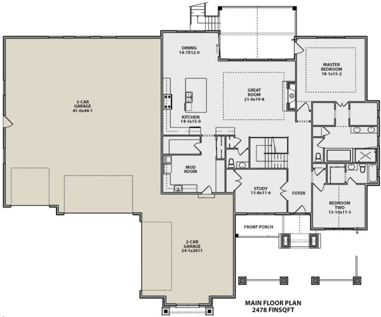 House Plan House Plan #18310 Drawing 1