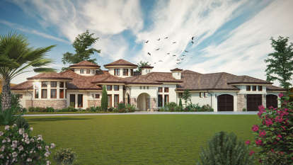 4 Bed, 3 Bath, 4660 Square Foot House Plan - #5631-00067