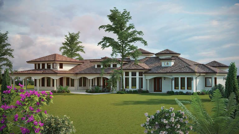 Mediterranean House Plan #5631-00067 Elevation Photo