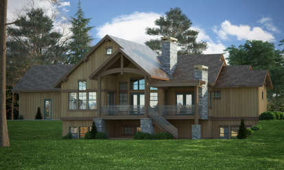 Mountain House Plan #5631-00068 Elevation Photo