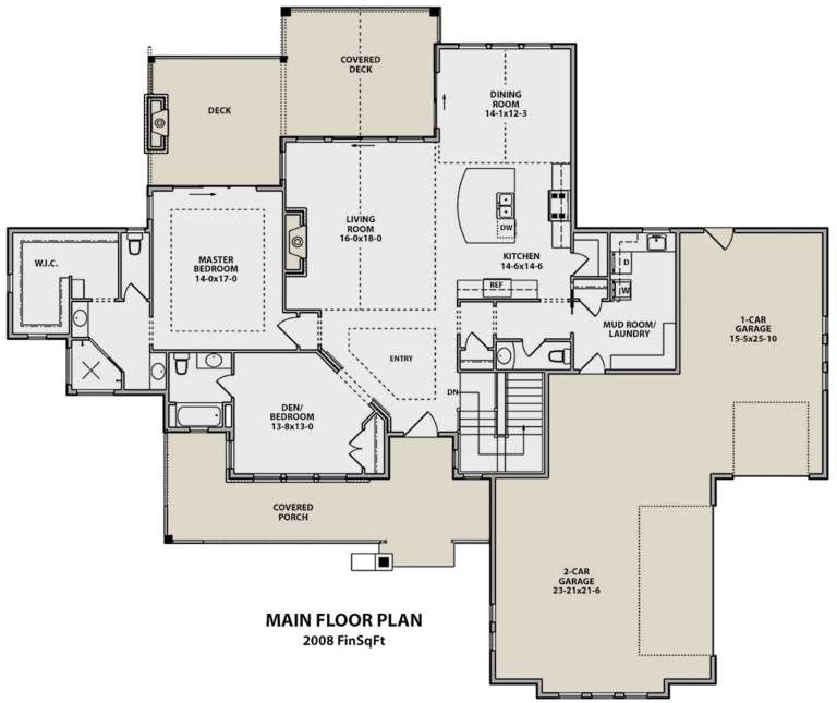 House Plan House Plan #18312 Drawing 1