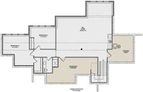 Basement for House Plan #5631-00068