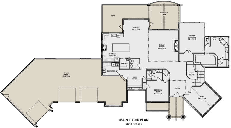 House Plan House Plan #18314 Drawing 1