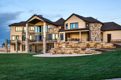 Luxury House Plan #5631-00071 Elevation Photo