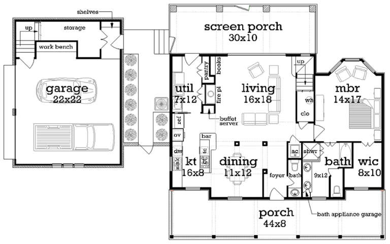 House Plan House Plan #18316 Drawing 1