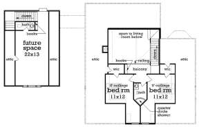 Upper for House Plan #048-00254